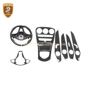 W205 carbon fiber car interior trim fit for C class-C65s style ruffle - Product Image 2