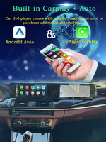 Nouveau Style double écran voiture Play Auto pour BMW F10 F11 520i 525i 2011-2017 Android 13 voiture lecteur multimédia Radio Navigation 360
