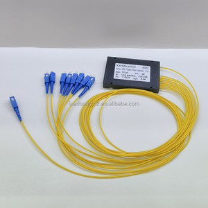 Divisor de Fibra Óptica de Fábrica 1x8 con Caja ABS, Conector SC/UPC, Equipo de Red FTTH FTTB FTTX, IL≤0.3dB - Product Image 6