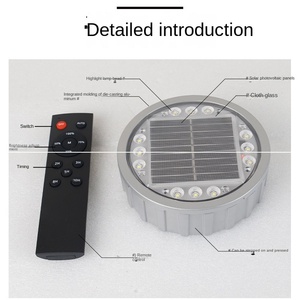 โคมไฟพลังงานแสงอาทิตย์แบบฝังใต้พื้นดินสำหรับติดถนน - Product Image 3