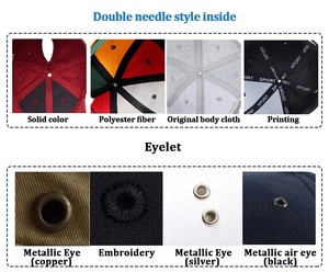 Mũ bố nam cao cấp đặt làm riêng |   Mũ bóng chày 6 mảnh mềm mại 100% cotton |   Logo thêu, thoáng khí & thoải mái - Product Image 6