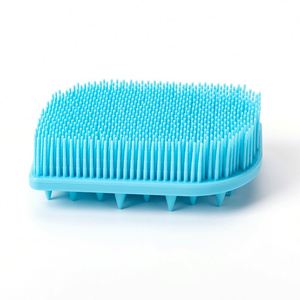New Design Double-Sided Silicone Bath & Scalp <b>Brush</b>, Soft Shower Scrubber with Massage Bristles, for Kids & Adults - Product Image 5