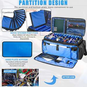 Bolsa Médica de Enfermería de Muestra Gratuita, Bolsa de Almacenamiento de Primeros Auxilios de Emergencia con Divisores Desmontables, Bolsa de Suministros Médicos - Product Image 4