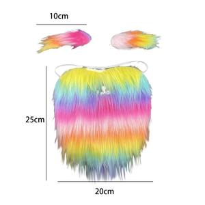 Custom Pride Regenboog Snorren Creatieve Lichtgewicht Kostuum Baard Voor Feest Ornament Decoratie, Lgbtq Feest - Product Image 2