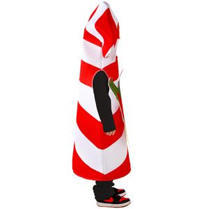 Disfraz de bastón de caramelo para niños, traje de cosplay navideño para fiestas infantiles - Product Image 3