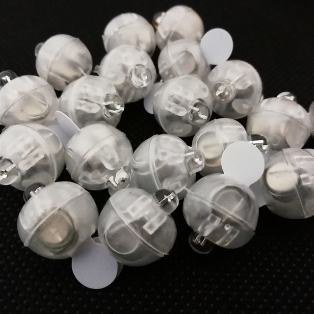 LED Mini Round Ball Balloon Light Long Standby Time Ball Lights for Paper Lantern Balloon Party Wedding Decoration