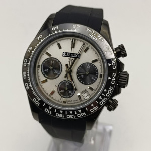 Reloj SEILOCE de 39 mm para Hombre con Cristal de Zafiro, Movimiento Vk63, Logotipo Personalizado, Cronógrafo, Reloj de Cuarzo para Negocios - Product Image 1