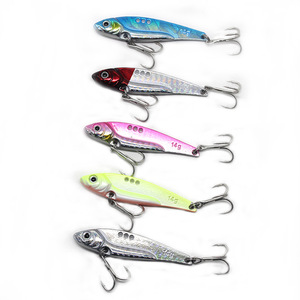 Señuelo Vibrante OEM, Nuevo Diseño, 3g 5g 7g 10g, Señuelo Vibrante Duro para Trucha, Cuchara Metálica, Hoja Vibrante de 60mm, para Pesca en Agua Salada, Lubina - Product Image 6