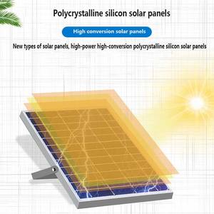 Lámpara <span class=keywords><strong>Solar</strong></span> Exterior Impermeable Jortan ABS Ip66 de 600w 800w, Farola <span class=keywords><strong>Solar</strong></span> LED Integrada Todo en Uno - Product Image 5