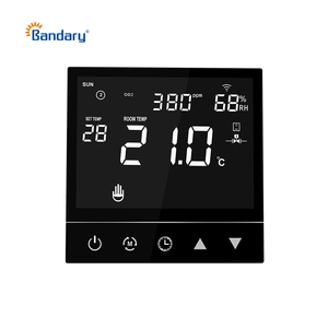 Thermostat intelligent programmable Wi-Fi TVOC pour chaudière, chauffe-eau et chauffage au sol avec détection de CO2 et Modbus FC285 Temp - Product Image 4