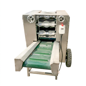 CQ Coco Peat Making Machine High Productivity Coconut Fiber Hydraulic Press Movable Mature Old Coconut Dehusking 3KW - Product Image 1