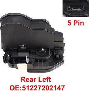 Ensemble de verrouillage central 51227202148 pour <span class=keywords><strong>BMW</strong></span>, mécanisme d'actionneur de serrure de porte arrière droite OEM 51227060296 51224389476 51227318418 - Product Image 5