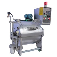 Machine à laver horizontale robuste | Lavage à l'eau de javel et vêtement en détresse | Charge de 100kg