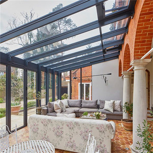 Porche extérieur Boîtier <span class=keywords><strong>Kit</strong></span> Sur Mesure Verre Carrelage Véranda <span class=keywords><strong>en</strong></span> aluminium conservatoire - Product Image 4
