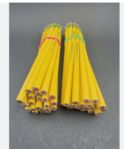 Lápices de Madera <span class=keywords><strong>Sansan</strong></span> con Logotipo Personalizado, Múltiples Colores, Forma Triangular, Juego de Regalo HB con Borrador de Goma de 7 Pulgadas - Product Image 3