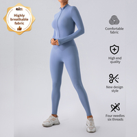 Vêtements de sport pour femmes, ensembles d'entraînement pour femmes, ensemble 2 pièces, leggings, vêtements de gym, vêtements de sport, combinaison de sport douce, combinaison de yoga