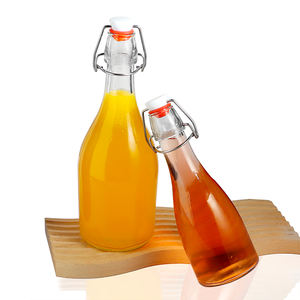 Botellas <span class=keywords><strong>de</strong></span> Vidrio Transparente con Tapa Abatible <span class=keywords><strong>de</strong></span> 350 ml, 500 ml, 750 ml <span class=keywords><strong>y</strong></span> 1000 ml para Bebidas Frías, Kombucha, Cerveza, en <span class=keywords><strong>Venta</strong></span> - Product Image 4