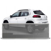 Écran publicitaire LED couleur plein écran Nation Vision pour extérieur, indice de protection IP65, luminosité 5000 cd/m², garantie 1 an pour la lunette arrière de voiture