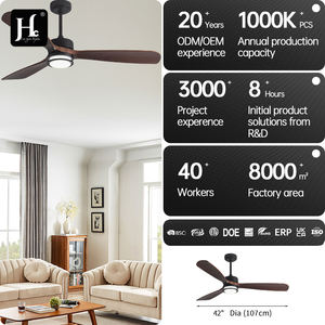 Kit de ventilateur lumineux LED cylindrique de 52 pouces avec télécommande - Product Image 4