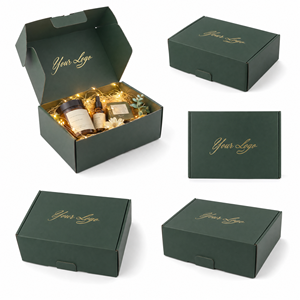 Caja <span class=keywords><strong>de</strong></span> Envío Personalizada IN PACK Rosa, Blanca y Morada con Impresión a Color para Cosméticos, Cuidado <span class=keywords><strong>de</strong></span> <span class=keywords><strong>la</strong></span> Piel, Ropa, Suscripciones y Regalos - Product Image 4