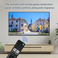 (Télécommande sans voix) Télécommande de remplacement IR RMF-TX520P pour téléviseurs Sony KD-65X80J KD-75X80J KD-85X80J XR-55A80J XR-65A80J KD-43X85J