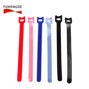 Manufactory Wholesale Cable Tie Plastic Nylon Hook and Loop Tape