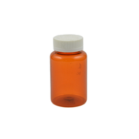 Bouteille en plastique PET de qualité alimentaire de 150ml avec bouchon à vis pour médicaments liquides et emballage de pilules avec logo personnalisé en option