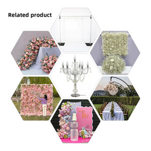 वायदा चांदी धातु मोमबत्ती धारक आधुनिक सड़क लाइट वेडिंग प्रोप्स रिसेप्शन - Product Image 5