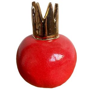 Chandelier de Shabbat en céramique de centre de table de décoration de maison <span class=keywords><strong>Yalda</strong></span> personnalisé bougeoir votif grenade rouge et or - Product Image 2