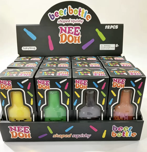 Colorful Beer Bottle Squeeze <b>Toy</b> TPR Maltose Slow Rebound Sensory Fidget for Office <b>Desk</b> Decor and Stress Relief Gift - Product Image 1