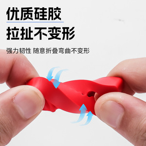 Loquet de porte NQ25Y12 3, pièce de rechange en caoutchouc rouge pour modèles généraux - Product Image 2
