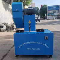 CE 1/4-2Inch 4sp Lớp Dây Thủy Lực Linh Hoạt Cao Su Hose Cutter Skiving Máy Không Bụi Hose Máy Cắt Cho Bán Hàng