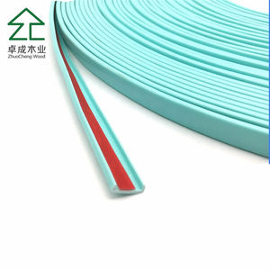 Banda de Borde en Forma de U para Muebles, Tira Adhesiva Decorativa para Muebles, Banda de Borde de <span class=keywords><strong>PVC</strong></span> de <span class=keywords><strong>Color</strong></span> Blanco y Rojo - Product Image 5