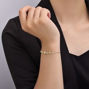 Star Charm <b>Bracelet</b> <b>Copper</b> Alloy Adjustable Chain Women's Jewelry Gift Fashion Accessory - Product Image 4