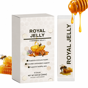 YanNIOEM Miel <span class=keywords><strong>Ginseng</strong></span> <span class=keywords><strong>Gelée</strong></span> <span class=keywords><strong>royale</strong></span> Liquide oral <span class=keywords><strong>Ginseng</strong></span> rouge coréen pour l'immunité, l'énergie <span class=keywords><strong>et</strong></span> la vitalité Compléments alimentaires végétaliens pour adultes - Product Image 1