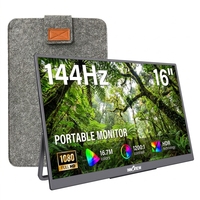 Pantalla Portátil Mate de 16 Pulgadas y 1200P, Profundidad de Color de 16.7M, Mejora de Color, Imágenes Vívidas