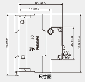 Disyuntor de protección de sistema de CC de alta calidad, fabricante profesional, equipo eléctrico, NDB1C-125 - Product Image 6
