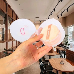 Cushion Puff With Storage <b>Box</b> Round Beauty Sponge Two Pack Dry Wet Dual Use <b>Makeup</b> Sponge - Product Image 4