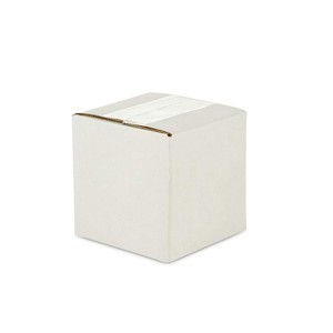 Caixas brancas robustas do papelão para o transporte, tamanho 5x5x5 branco caixa de cartão - Product Image 2