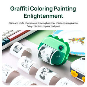 Grosir 2 In1 termal hitam putih kamera anak-anak <span class=keywords><strong>Printer</strong></span> 2.0 inci IPS layar cetak kamera mini zink kamera yang mencetak gambar - Product Image 6
