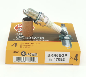 หัวเทียนเบนซิน7092 <span class=keywords><strong>BKR6EGP</strong></span> สำหรับ X3/X5 BYD VW ของแท้ใหม่จากญี่ปุ่น - Product Image 1