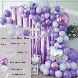 96 pezzi vendita calda della fabbrica <span class=keywords><strong>set</strong></span> di palloncini per bambini palloncini stampati palloncino rosa <span class=keywords><strong>arcobaleno</strong></span> decorazione di <span class=keywords><strong>compleanno</strong></span> per la ragazza - Product Image 5