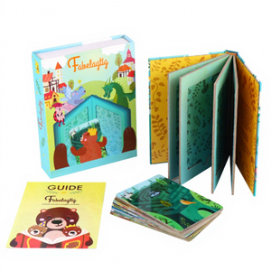 Libro Infantil Personalizado de Tapa Dura y Cartón Grueso, Impresión Digital, Libro de Cartón para Bebés y Niños - Product Image 1