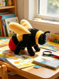 Peluche de Avispa Realista Personalizado al por Mayor, Insecto de Peluche, Recuerdo de Zoológico, Juguete Educativo para Niños, Regalo Promocional con Logotipo Personalizado - Product Image 6