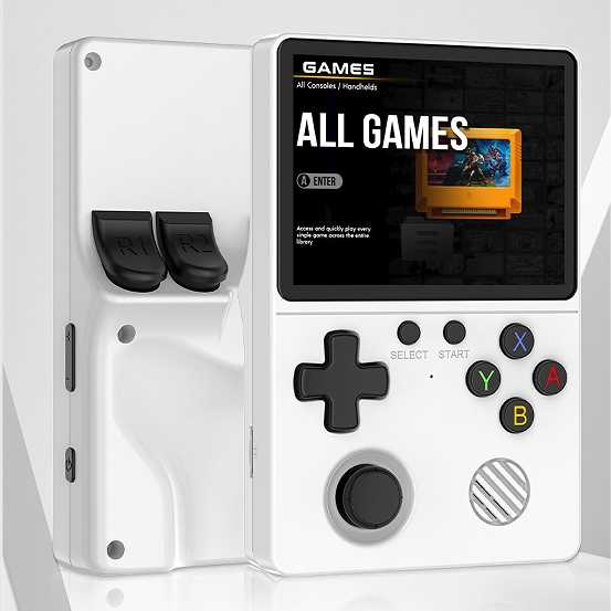 Sl - Console de jeu rétro, 10000 jeux, écran IPS 3.5 pouces, effet sonore stéréo 3D, jeu d