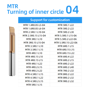 Dao tiện lỗ nhỏ thay đổi nhanh cho máy tiện mini, thanh khoan lỗ nhỏ bằng cacbua cứng dùng cho máy tiện lỗ trong - Product Image 6