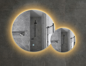 Illuminate <strong>Bathroom</strong> Mirror LED Backlit <strong>Light</strong> Vanity Mirror Touch <strong>Sensor</strong> 3 Color Dimmable Defog Bath Shower Mirror - Product Image 4