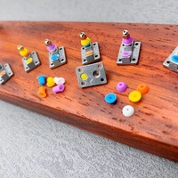 Nuevo Eje de Aleación de 32mm 34mm para Fingerboard con Tuercas de Bloqueo