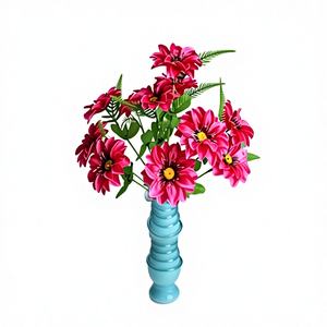 CASAMAX WL CZ-1602B พลาสติกแมกโนเลียดอกไม้ประดิษฐ์ตกแต่งบ้านช่อดอกไม้หรูหราทนทานแบบพกพาพรีเมี่ยมมีสไตล์ - Product Image 1