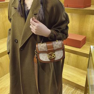 French Retro Design Women's <b>Small</b> Square Open Handbag-Casual Style-Single Shoulder & Wide Saddle Bag-Waterproof Durable 634 - Product Image 3